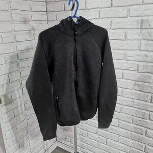 32 Degrees Heat Men's Size Small Grey Full Zip Straight Fit Hooded Jacket